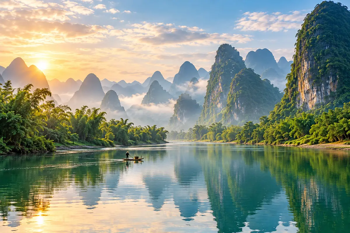 China: গুইলিন ও ইয়াংশুও | Guilin & Yangshuo Tour — ৩ রাত ৪ দিন