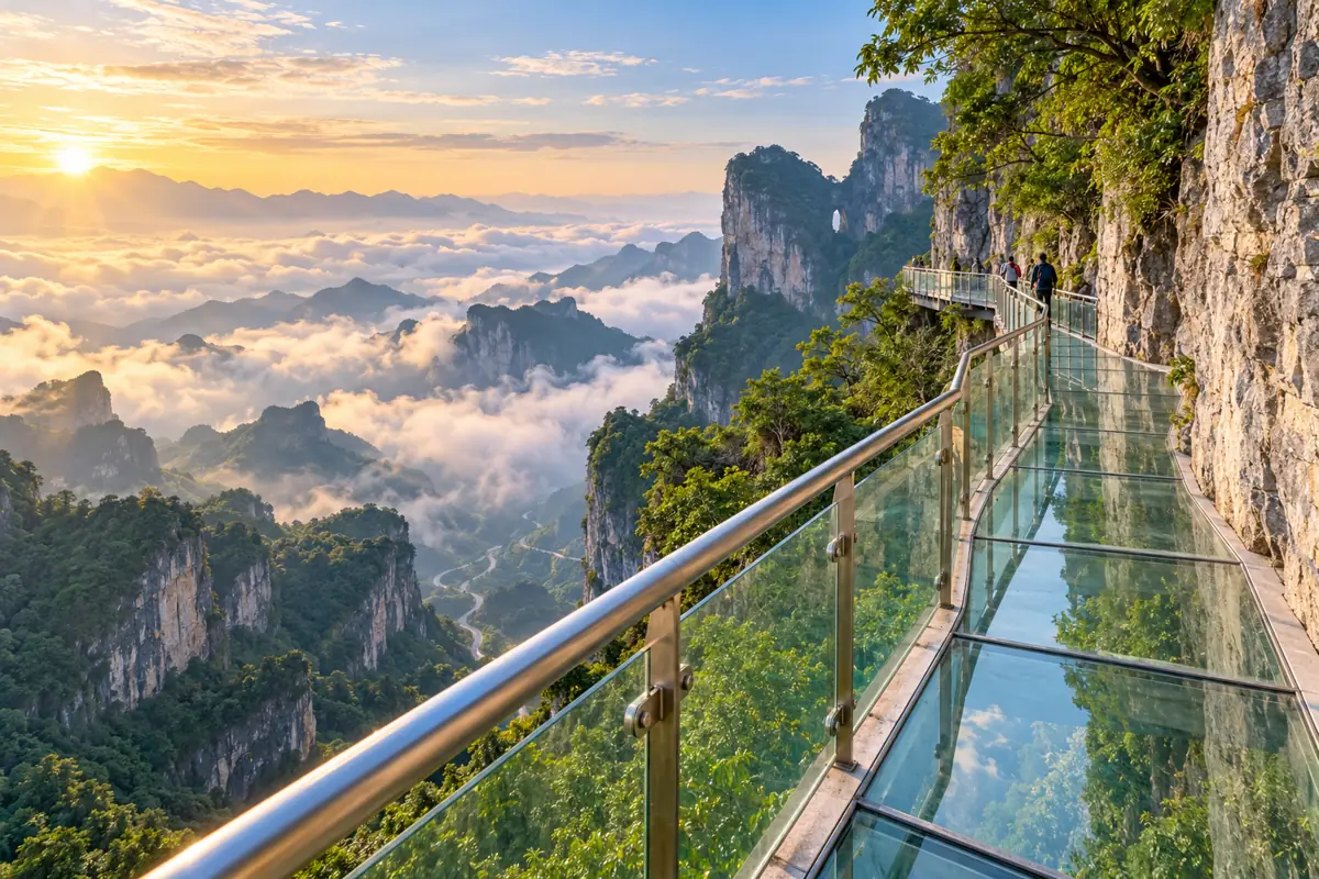 China: ঝাংজিয়াজিয়ে ও তিয়ানমেন মাউন্টেন | Zhangjiajie Tour — ৩ রাত ৪ দিন